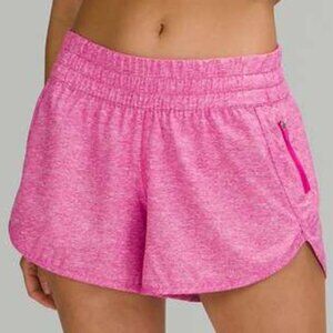 Lululemon Tracker Short 4" - 8 Heather Lux Multi Sonic Pink